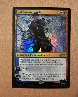 MTG Ral, Storm Conduit (Stained Glass) x1 LP *FOIL* from Secret Lair Drop Series - Image 1