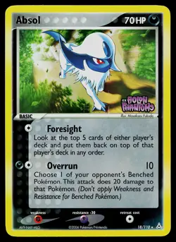 Pokemon Card - Absol Holon Phantoms Stamped 18/110 Reverse Holo - Image 1