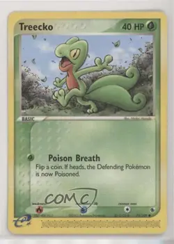 Treecko Pokemon EX Ruby & Sapphire #75 2003 - Image 1
