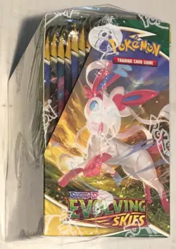 2021 Pokemon Factory Sealed Sword & Shield Evolving Skies Booster Box FRESH CASE - Image 3