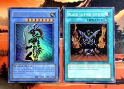 YuGiOh! Black Luster Soldier & Black Luster Ritual SYE-024 Unlimited MP UR/SUR - Image 1