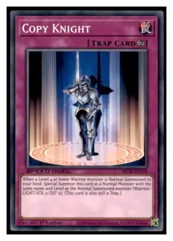 Yugioh Copy Knight #SBCB-EN198 Speed Duel: Battle City Box LP - Image 1