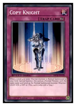 Yugioh Copy Knight #SBCB-EN198 Speed Duel: Battle City Box LP - Image 1