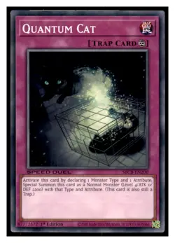 Yugioh Quantum Cat #SBCB-EN200 Speed Duel: Battle City Box LP - Image 1