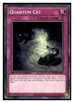 Yugioh Quantum Cat #SBCB-EN200 Speed Duel: Battle City Box LP - Image 1