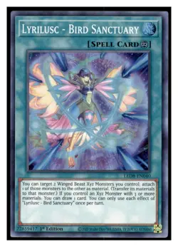 Yugioh Lyrilusc #LED8-EN040 Super Rare Legendary Duelists: Synchro Storm LP - Image 1