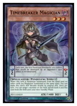 Yugioh Timebreaker Magician #PEVO-EN019 Super Rare Pendulum Evolution LP - Image 1