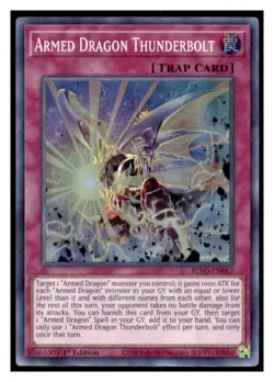Yugioh Armed Dragon Thunderbolt #BLVO-EN067 Super Rare Blazing Vortex LP - Image 1