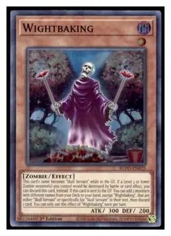 Yugioh Wightbaking #BLVO-EN035 Super Rare Blazing Vortex LP - Image 1