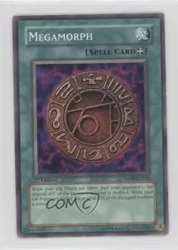Megamorph 1st Ed. YuGiOh Dinosaur's Rage Structure Deck #SD09-EN024 2006 - Image 1