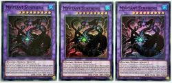 3 x PHRA-EN090 Myutant Synthesis - Super Rare 1st Edition Near Mint YuGiOh Cards - Image 1