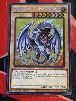Yugioh - Blue-Eyes White Dragon - BLMM-EN001 - Near Mint - Image 1