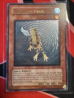 Yugioh - Treeborn Frog (UTR) - SOI-EN025 - Near Mint - Image 1
