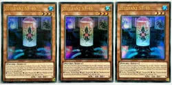 3 x PHRA-EN085 Myutant ST-46 - Ultra Rare 1st Edition Near Mint YuGiOh Cards - Image 1