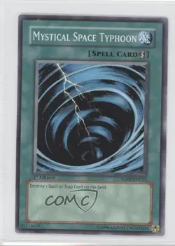 Mystical Space Typhoon 1st Ed. YuGiOh Dinosaur's Rage Structure Deck #SD09-EN023 - Image 1