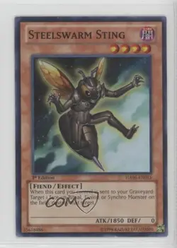 Steelswarm Sting 1st Ed. YuGiOh Hidden Arsenal 6: Omega Xyz #HA06-EN015 - Image 1