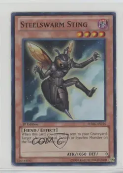 Steelswarm Sting 1st Ed. YuGiOh Hidden Arsenal 6: Omega Xyz #HA06-EN015 READ - Image 1