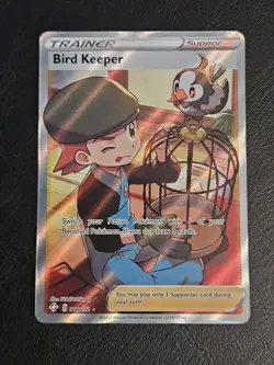 Bird Keeper - 066/072 - Pokemon Shining Fates Sword Shield Full Art Rare Card NM - Image 2