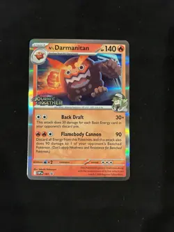 N's Darmanitan SVP181 Prerelease Stamped Promo Card Journey Together - Image 1