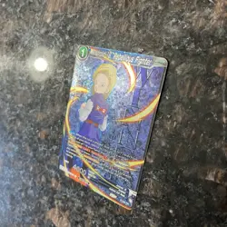 Android 18 Rebellious Fighter WINNER Stamp Foil Dragon Ball Super Card Game | NM - Image 5