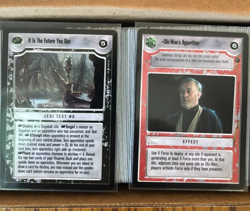 🔥Star Wars Dagobah Black Border CCG ~ 1,800 Card Lot - Luke, Obi-Wan, Yoda🔥 - Image 3