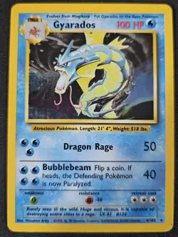Misty's Gyarados No. 130 Holo Rare (VG) Gym Challenge Pokemon Card Jap 2000 - Image 1