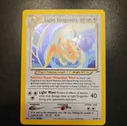 Light Dragonite - 14/105 - Pokemon Neo Destiny Unlimited Holo Rare Card WOTC LP - Image 1