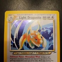 Light Dragonite - 14/105 - Pokemon Neo Destiny Unlimited Holo Rare Card WOTC LP - Image 2