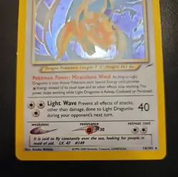 Light Dragonite - 14/105 - Pokemon Neo Destiny Unlimited Holo Rare Card WOTC LP - Image 3
