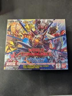 Digimon Trading Card Game BT21 World Convergence Booster Box - Image 1