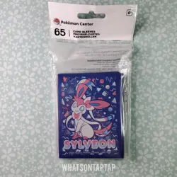Pokemon Card Pokemon Center Exclusive Card Sleeves 65 Ct Sylveon Sealed - Image 1