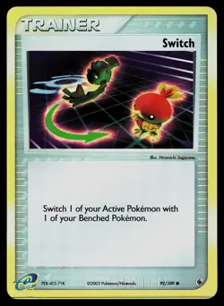 Pokemon Card - Switch Ruby and Sapphire 92/109 Reverse Holo - Image 1
