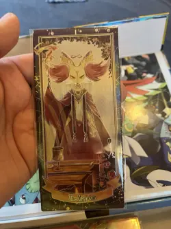 NON TCG Pokemon EIF Origins 2.0 The Magician Delphox Tarot Card - Image 1