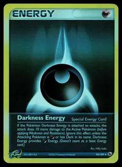 Pokemon Card - Darkness Energy Ruby and Sapphire 93/109 Reverse Holo - Image 1