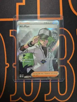 N's Plan 163/086 Full Art Pokemon Black Bolt TCG Card Near Mint - Image 1
