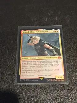 MTG Cloud, Planet's Champion Final Fantasy Magic the Gathering NEVER PLAYED!! - Image 1