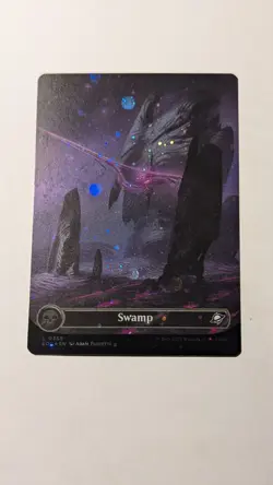 Swamp #0369 EOE L (Borderless) (Galaxy Foil) - MTG Edge of Eternities - Image 1