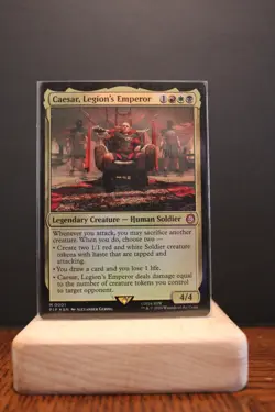 Caesar, Legion's Emperor 1 MP Foil - Universes Beyond: Fallout - MTG ManaFam - Image 1