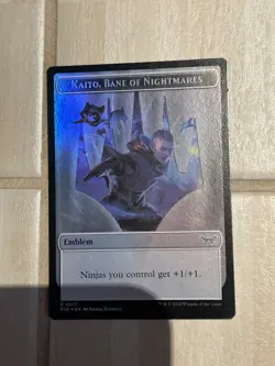 MTG - Kaito, Bane of Nightmares Full Art Foil - DSK Duskmourn #220 - Image 1