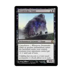 WOTC MTG Journey into Nyx Doomwake Giant (R) (Foil) EX - Image 1