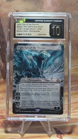 MTG Ugin, Eye of the Storms #382 Borderless TDM CGC Pristine 10 Pop 1 - Image 1