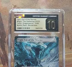 MTG Ugin, Eye of the Storms #382 Borderless TDM CGC Pristine 10 Pop 1 - Image 2