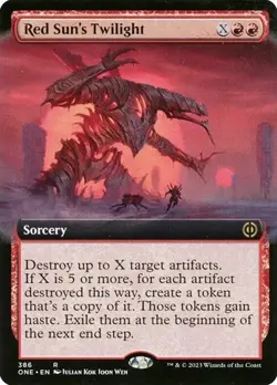 Red Sun's Twilight - Foil Extended Art ONE NM MTG - Image 1