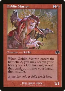 Goblin Matron - Foil Retro Frame Dominaria Remastered NM MTG - Image 1