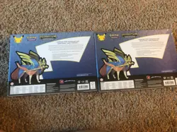 2x Pokemon TCG Celebrations 25th Zacian Deluxe Pin Collection Box New Sealed - Image 2