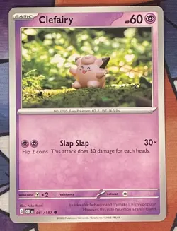 4x Clefairy - 081/197 - Common NM-Mint Pokemon SV03 - Obsidian Flames - Image 1