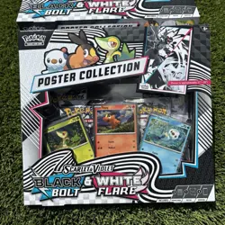 Pokemon TCG: Scarlet & Violet - Black Bolt & White Flare Unova Poster Collection - Image 1