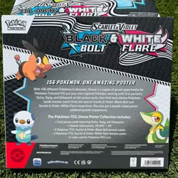 Pokemon TCG: Scarlet & Violet - Black Bolt & White Flare Unova Poster Collection - Image 3