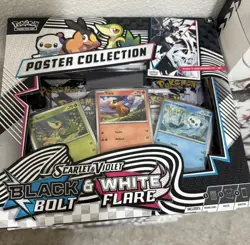 Pokemon TCG: Scarlet & Violet - Black Bolt & White Flare Unova Poster Collection - Image 2