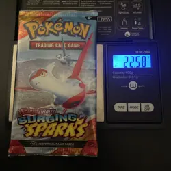 (VERY HEAVY) 22.58g Pokemon TCG Surging Sparks Booster Pack (SEALED)✅ - Image 1